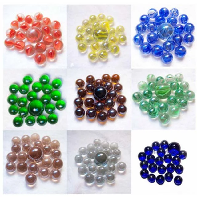 wholesale clear toy colored glass marbles for kids