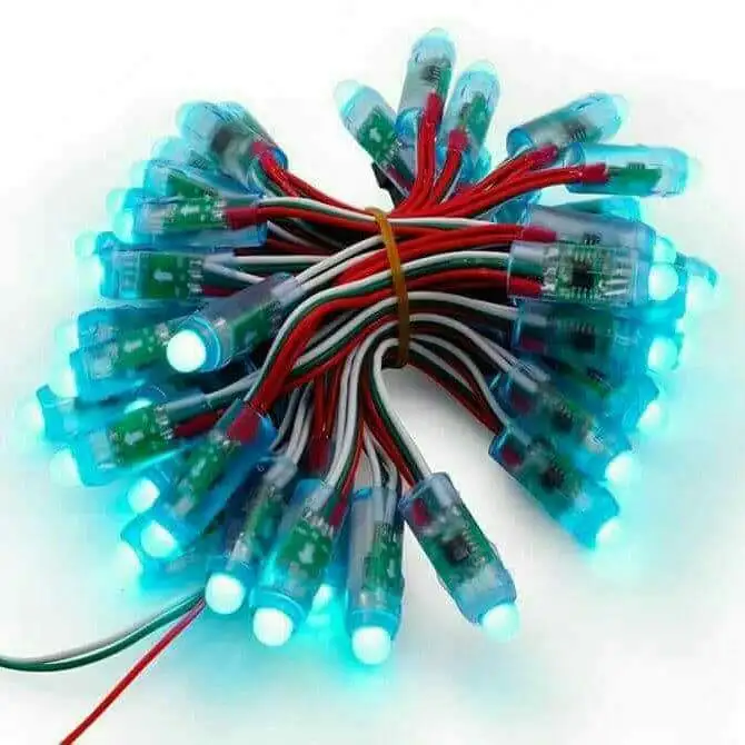 Shenzhen Factory Full color WS2811-IP68 DC 5V Pixel light Pixel led