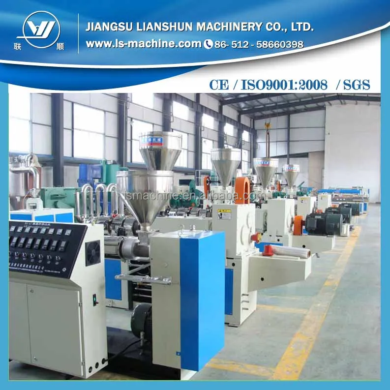 Twin баррель винт пластиковые экструдер