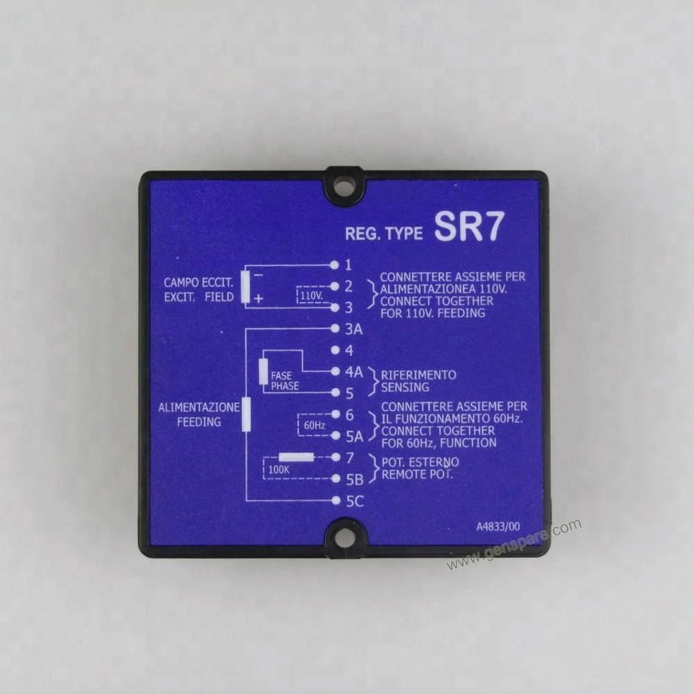 Replace Meccalte AVR Automatic Voltage Regulator SR7-2G