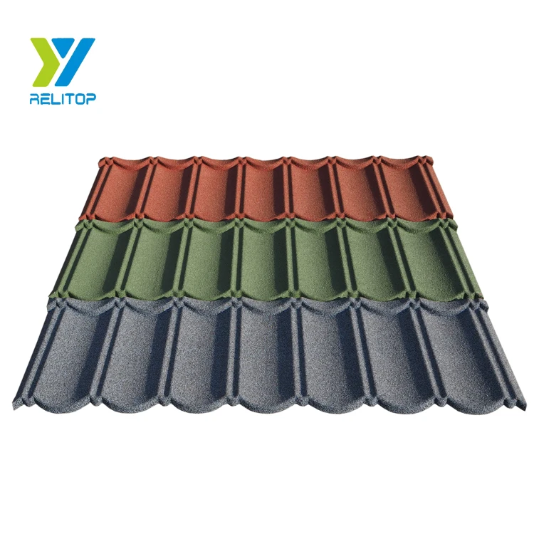 Galvanized corrugated roof sheet/stone coated metal tiles in kerala/roofing tile