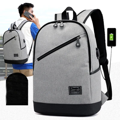 
Travel Anti-Thief felt Computer Bag Waterproof Business Laptop Backpack 