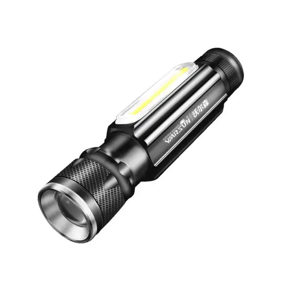 WARSUN COB06 10W Mini Torch Light USB Rechargeable Tail Magnet 3 Modes Flashlight rechargeable flashlight