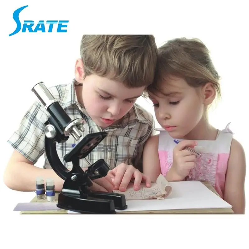 Science experiment kits school stationery set children microscope STX-1200
