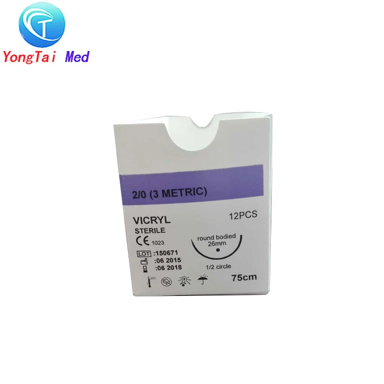 
High quality surgical suture pga/polyglactin 910 suture 