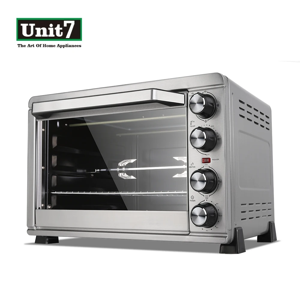 manufacturer 43 liters 2000W electric pizza oven mini oven electric baking oven Digital Rotisserie with 120 mins  timer