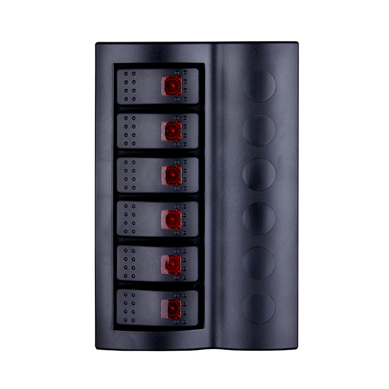 Marine Boat Racing Car 12 volt fuses breakers yacht Rocker switch panel