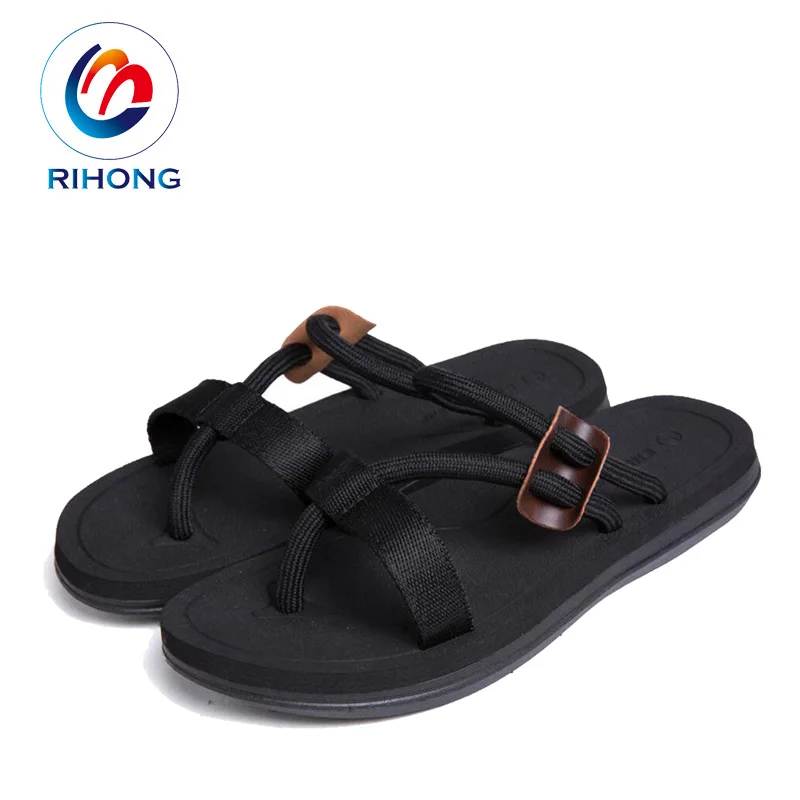 China professional manufacturer classic colorful men women eva flat flip flop old navie