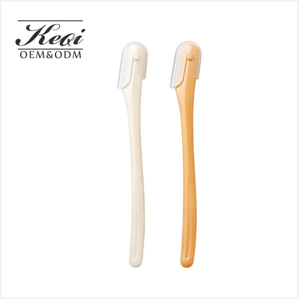 SBelle 2pcs High Quality Precise Eyebrow Shaving Razor with safty cover beautiful eyebrow trimmer for lady