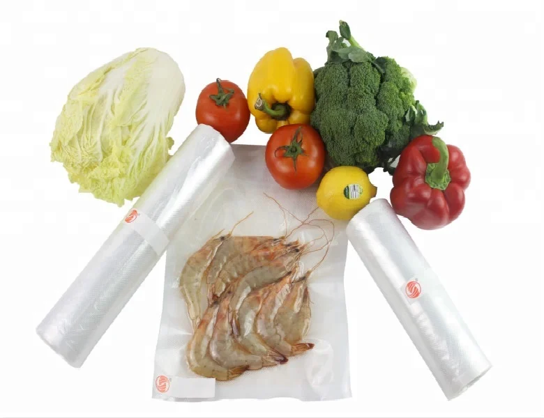 
commercial grade multilayer food saver embossing textured vacuum sealer bag rolls 