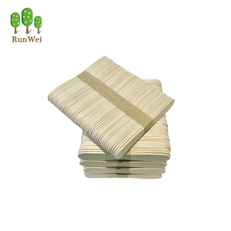 Factory Direct Sales Wholesale-Ice-Cream-Sticks Wood Stick Ice Cream Ice Cream Spoon