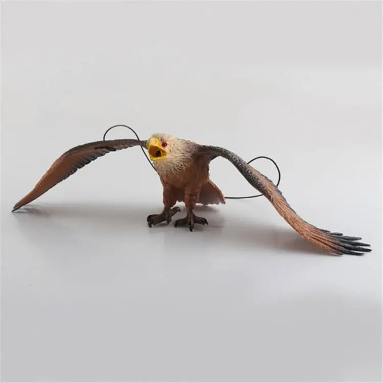 Custom Hot Selling Interesting Flying Animal Toys Exquisite Plastic Emulated Hawk Figurines Small Other Toy Animals For Kids