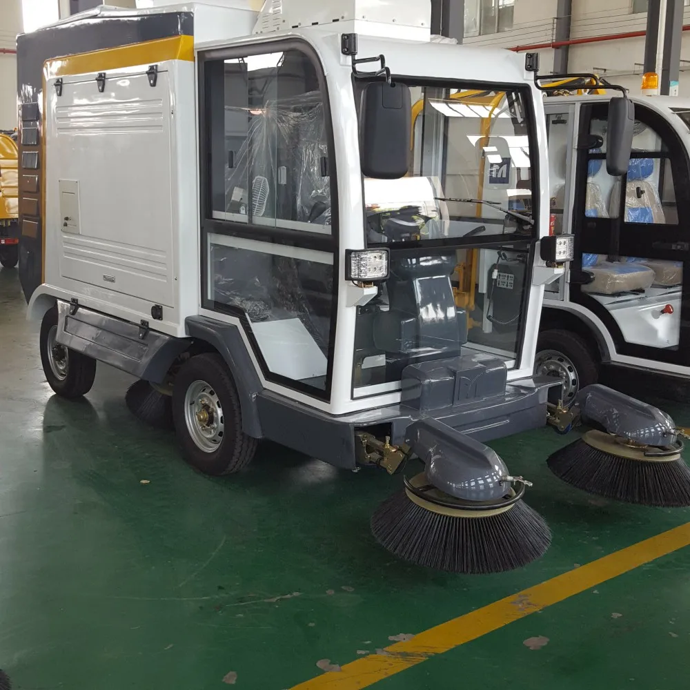 multi-function cleaning car, hydraulic sweeping truck, surface cleaner machine, battery-powered sweeper