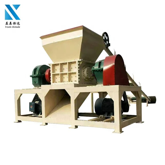 Двойной вал промышленных измельчитель металлолома механическая машина измельчитель