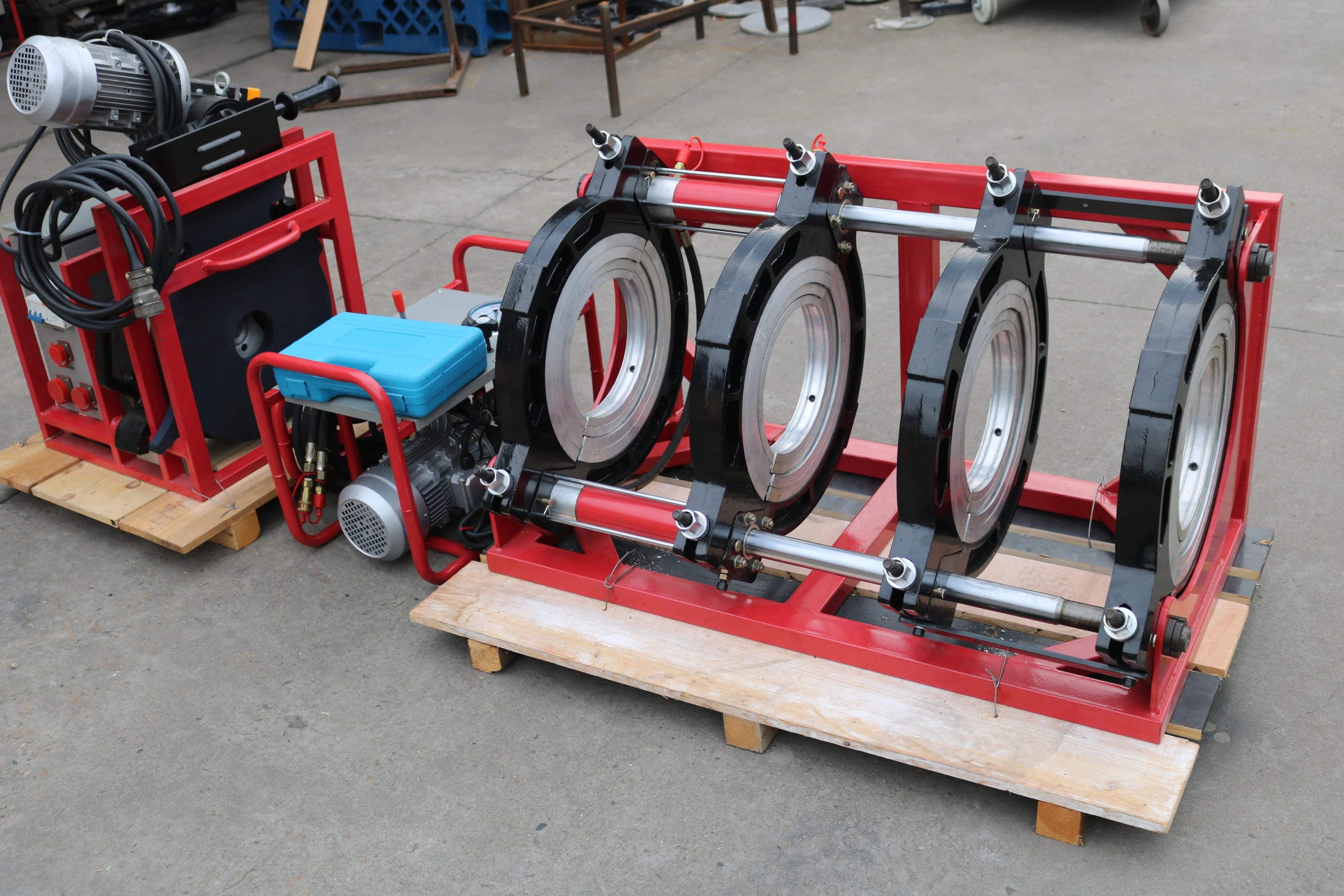 polyethylene pipe butt fusion welding machine up to 630mm