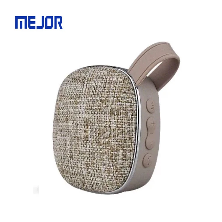 woven fabric cloth portable loudspeaker 3W wireless blue tooth FM line array Mini speaker