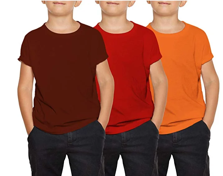 Byval Custom new design quick dry high quality boys kids blank t-shirt