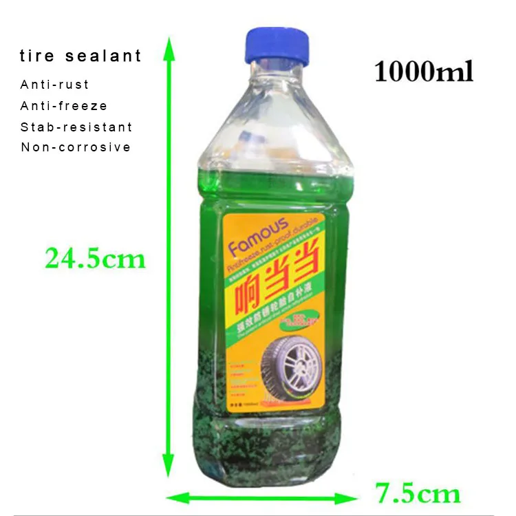 customize 1000ml Motorcycle Tubeless Tire Sealant Liquid hot sales Bike Tire Repair Anti Rust Tire Repair Sealant for Africa