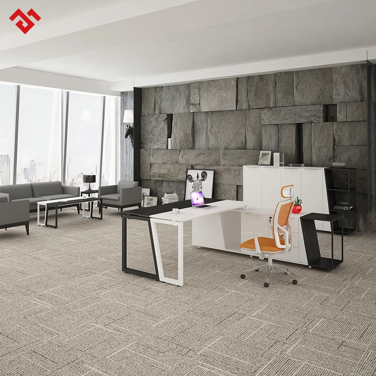 Sourcing white and black color combination manager modern office table photos