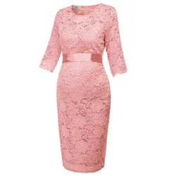 Grace Karin беременным женщинам, с короткими рукавами, с круглым вырезом бедра-завернутый беременности и родам фотосессии кружевные платья для девочек