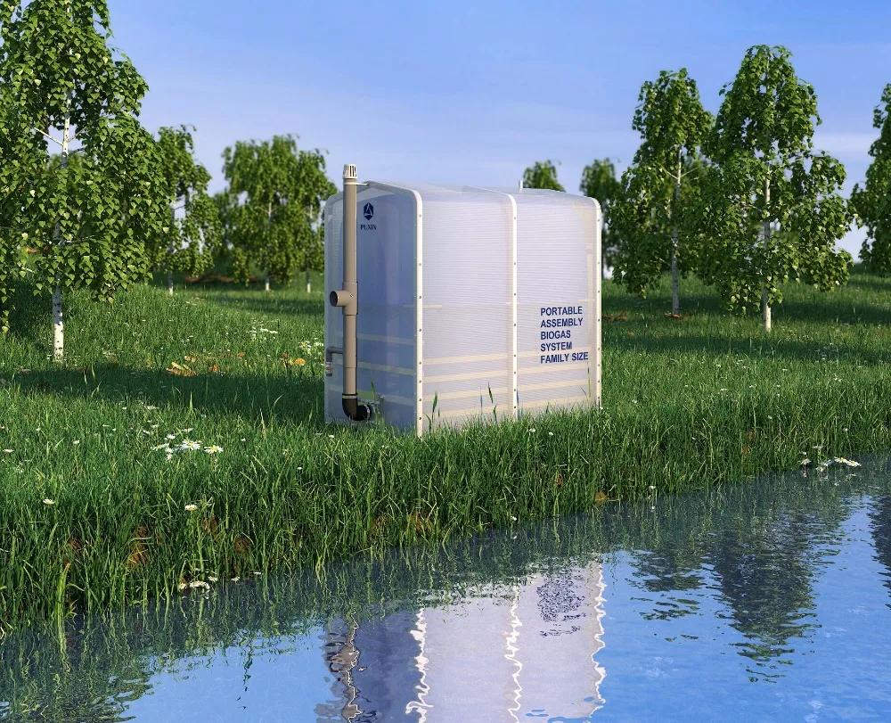 Небольшой анаэробный реактор биогазовая
