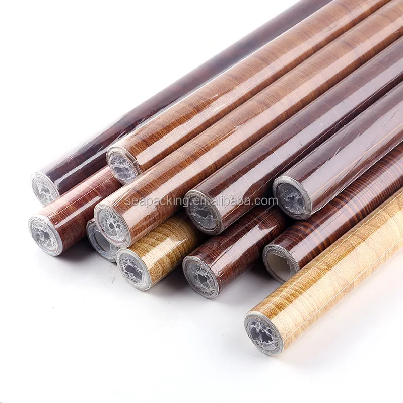 2018 Hot-sale Design Wood Wallpaper Self Adhesive Foil for Interior Decoration