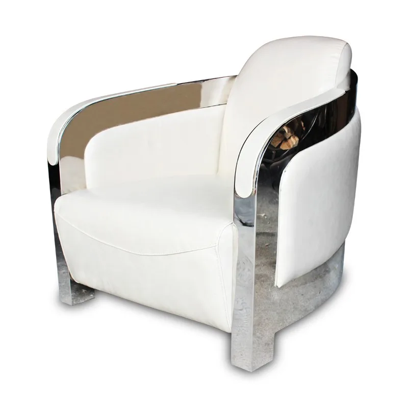 Classic America Style Single Sofa High Quality Genuine Leather PU for Living Villa Apartment Section Feature Buy Online China