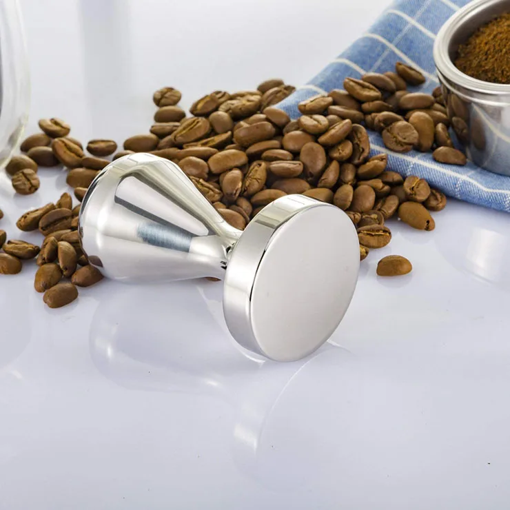 
Stainless Steel Barista Espresso Base Coffee Bean Press Coffee Tamper 