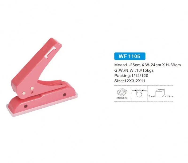 Wholesale Metal Office Manual Paper Punch 2 Holes New Design Paper Puncher for Office School stationery supplies