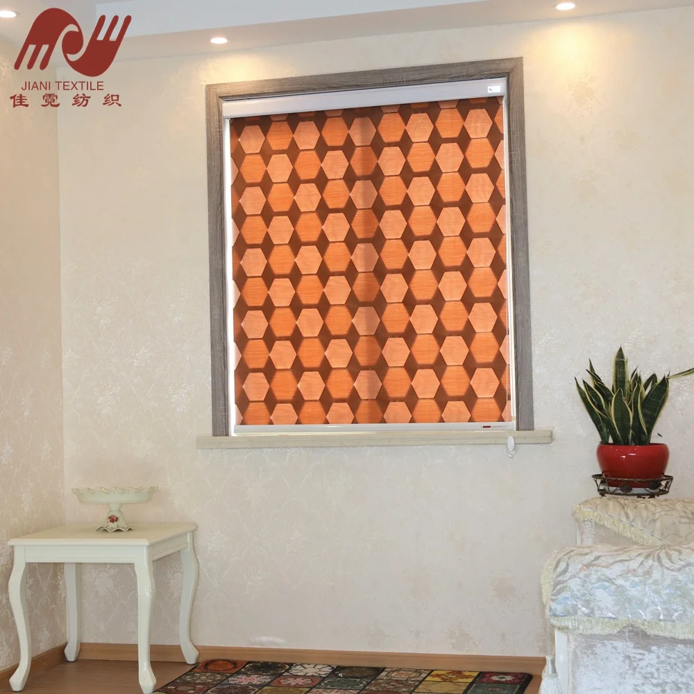 office door manual hollow transparent double layer one way vision window zebra roller blind