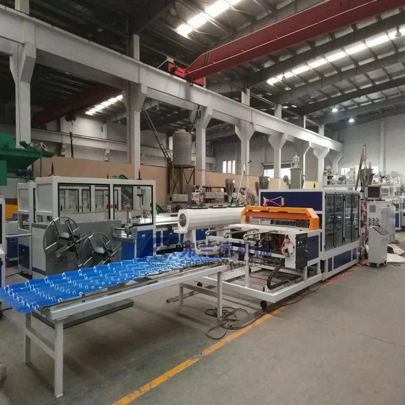 Машина для экструдирования листов гофрированной крыши из ПВХ/Производственная линия гофрированных листов из пластика