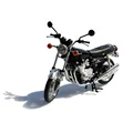 KAWASAKI 750RS Z2 1 12 Scale Motocycle Model Black Red Color Toy Diecast Children Collection Gift