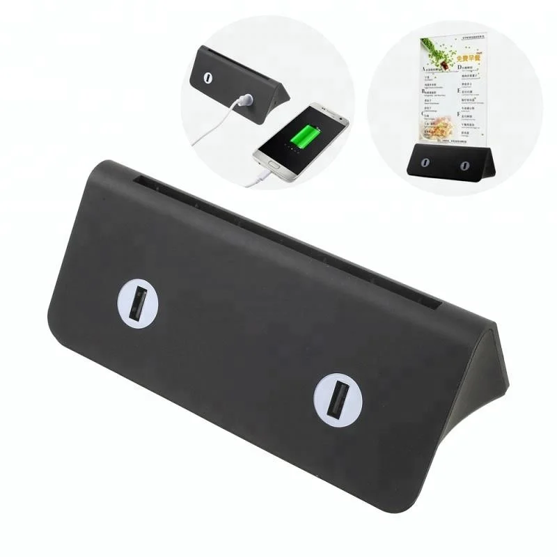 2023 trending gadgets menu power bank 13000mah menu holder power bank tables restaurant bar and cafe Hopepower shenzhen GZ China