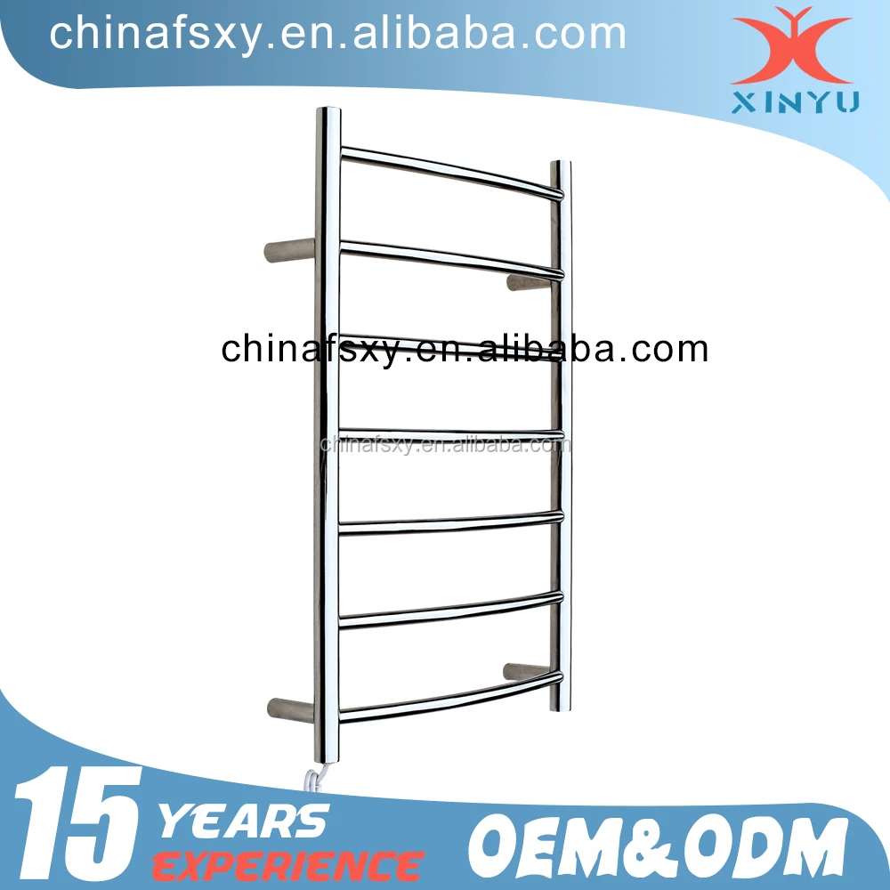 High polishing Electric Heated Towel warmer with timer