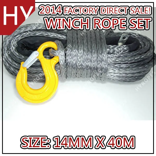 14mm гидравлическим источник питания и квадроциклов/мотовездеход применение синтетических канат лебедки