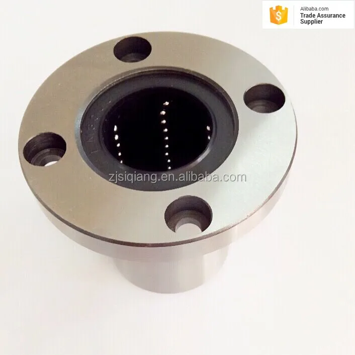 free shipping 10mm x 19mm x 55mm 10mm Round Flanged Type Linear Bushing Ball Bearing flange bearings LMF10LUU CNC Parts