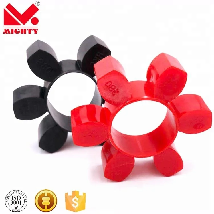 Stainless Steel or Steel GR/GE/GS Rotex Flexible Jaw Coupling with PU Spider Element GR28 GR38 GR42 GR48 GR55 GR65 GR75 GR90