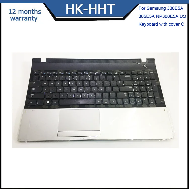 
Wholesale laptop parts keyboard for Samsung 300E5A 305E5A NP300E5A US Keyboard with cover C 