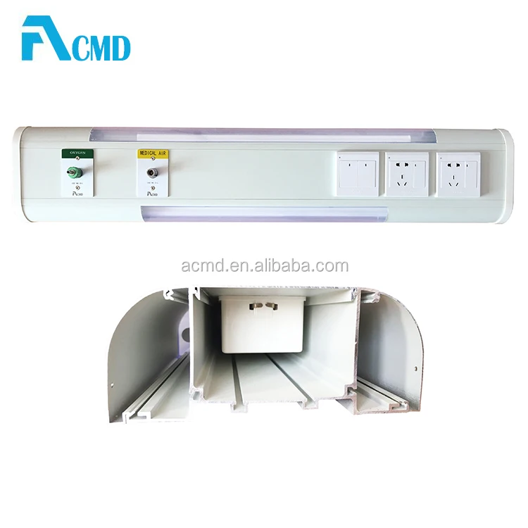 Fast Delivery Medical Bedhead Trunking With Socket