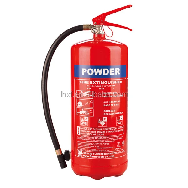 9KG Dry Powder Fire Extinguisher with STEEL cylinder