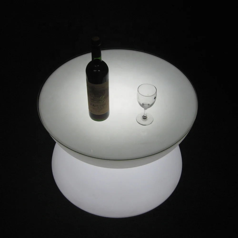 
Luminous Rechargeable Color Changing Remote Control Glowing LED Coffee Table 