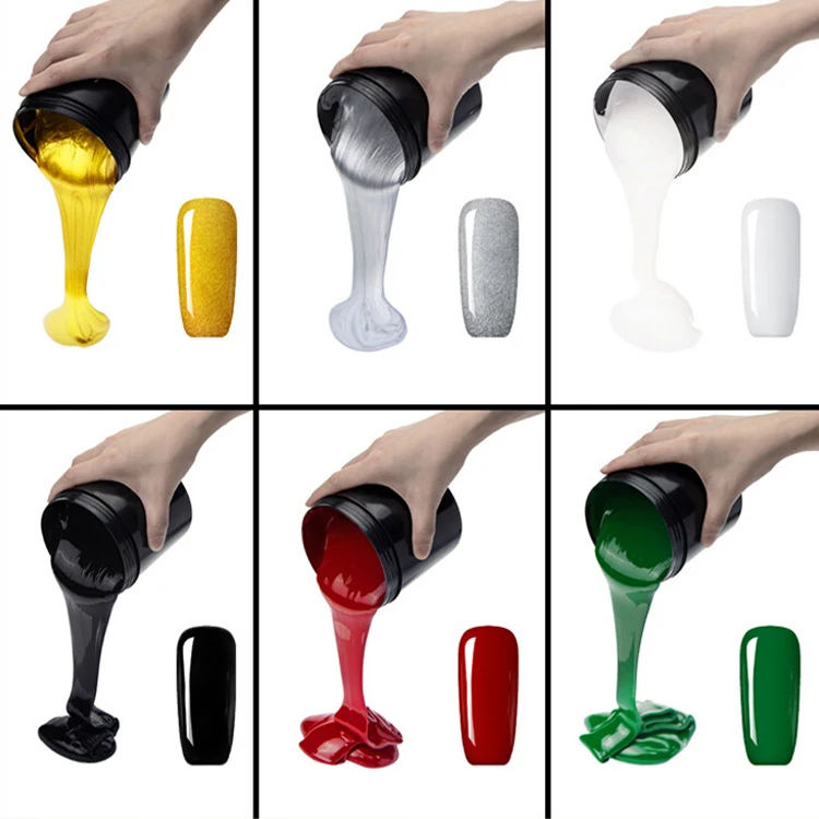 RONIKI bulk raw material custom logo oem wholesale non toxic colors private label uv gel nail polish