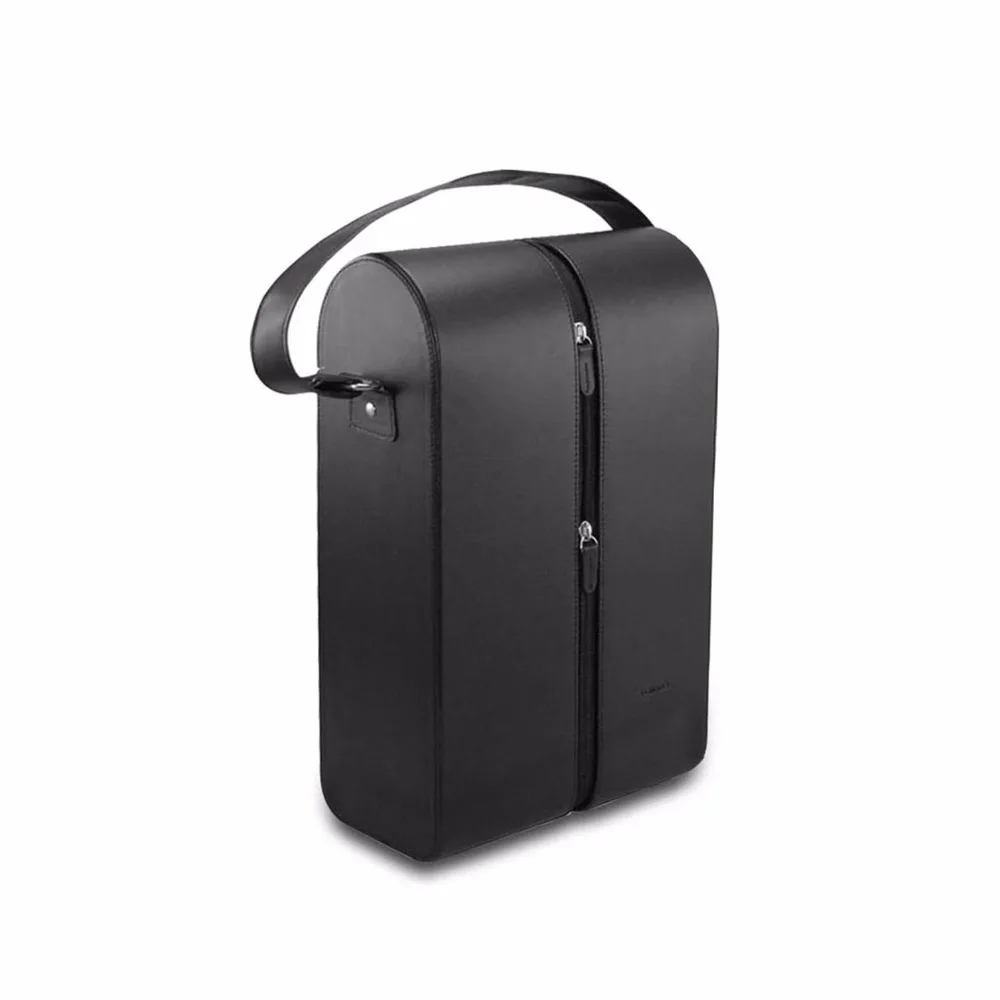 luxury leather packaging custom logo black gift box wine packaging boxes