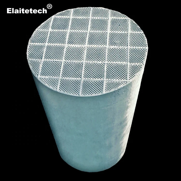 Construction machine catalytic diesel engine wall flow smoke particulate filter DPF