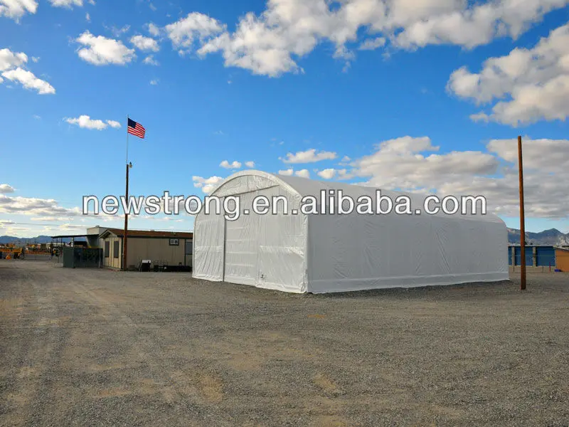 Galvanized Trussed Steel Frame Prefab Warehouse