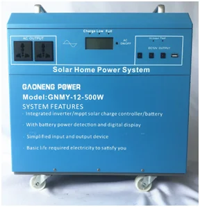500W portable off-grid solar energy generator system kit for camping fishing