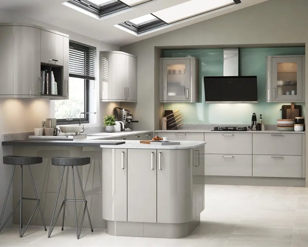 2024 Vermont New Modern Custom Design Professional Kitchen Cabinet Supplier With Cheap Price