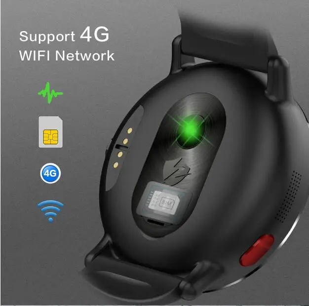 LEMFO LEM X GPS Smart Watch 4G Android 7.1 1GB+16GB 2.03 Inch screen 8MP Camera Heart Rate Smartwatch Phone Wristwatch.