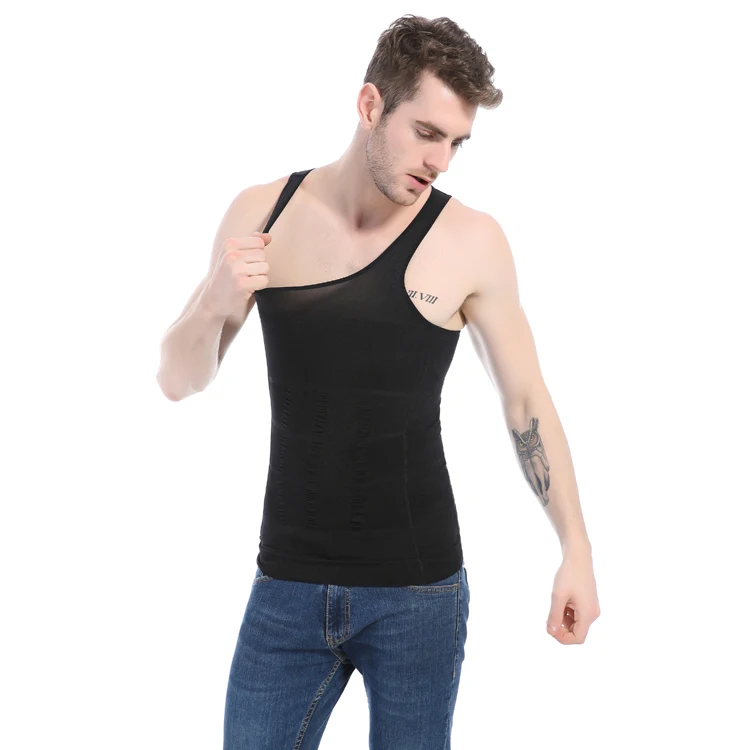 
Amazon Best Selling Shapewear For Men Bodywear Slimming Shirt 