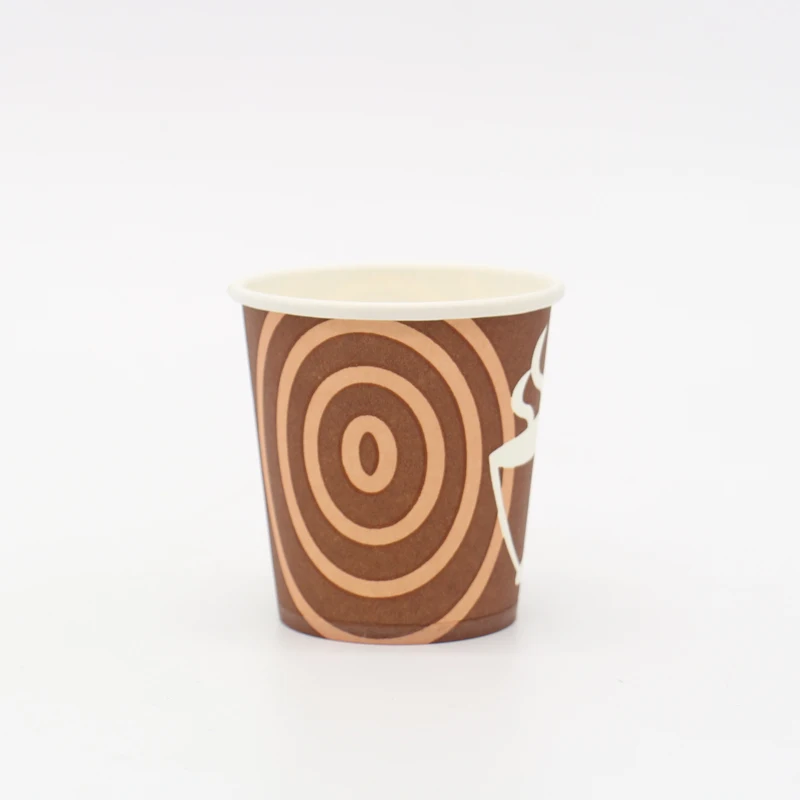 
China 8oz Beverage Use And PE Coated Paper Material Disposable Single Wall Cup For Coffee 